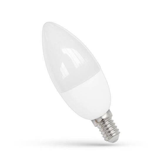 LAMPA LED SMD ŚWIECA B35 8W 300 ST. E14 230V 2700K-3200K 620 lm