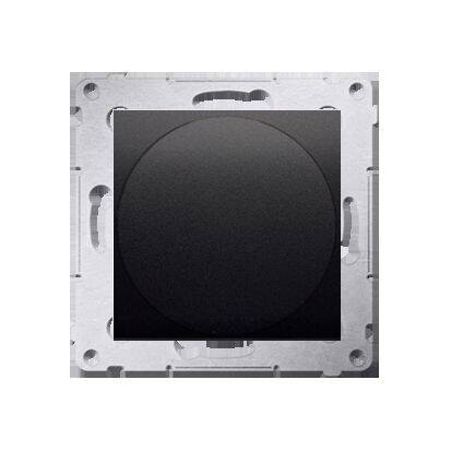 MECHANIZM ŚCIEMNIACZA PRZYCISKOWO-OBROTOWY 20-500W ANTRACYT METALIZOWANY Z KLAWISZEM IP20