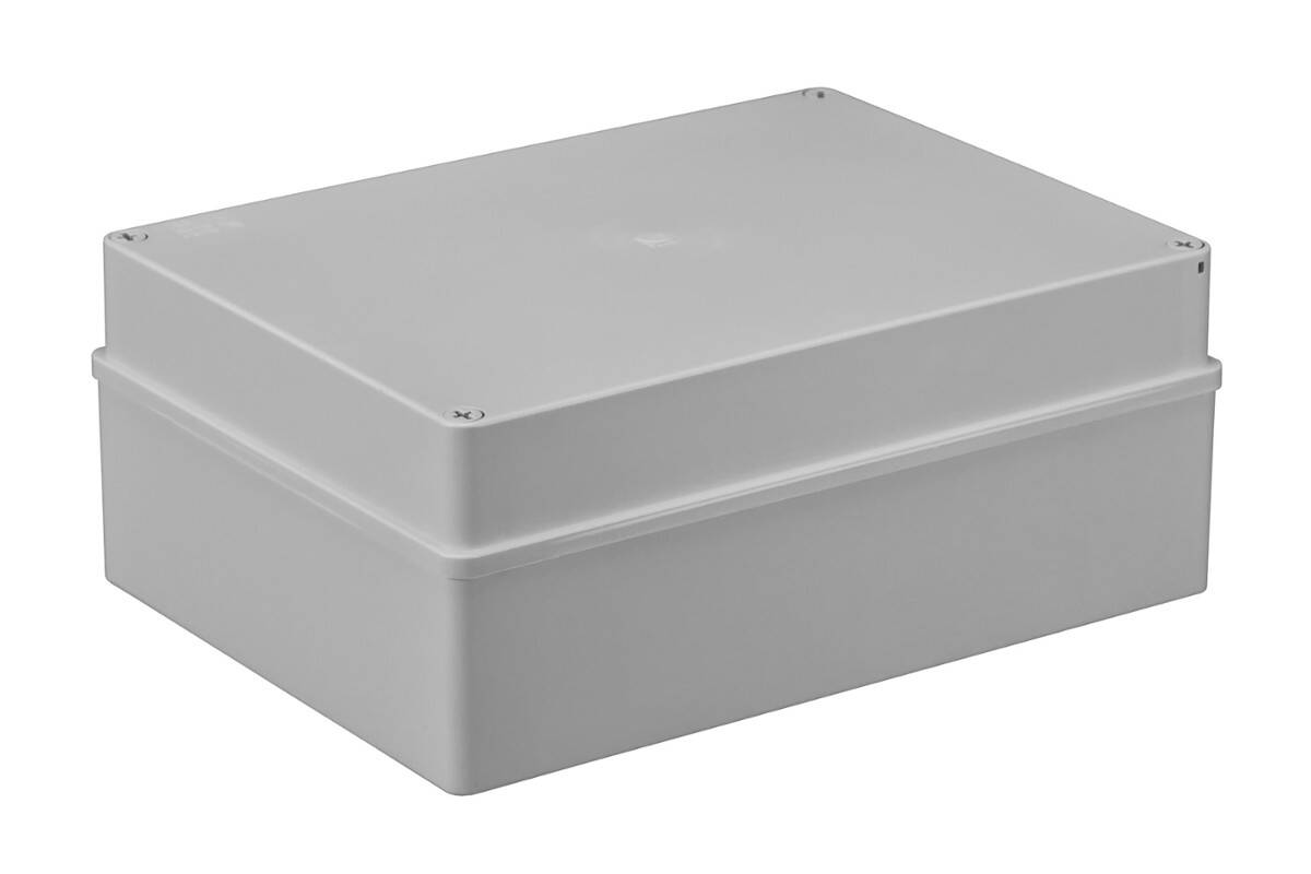 PUSZKA NT W=300mm S=220mm G=120mm IP65 ABS SZARY BEZHALOGENOWA