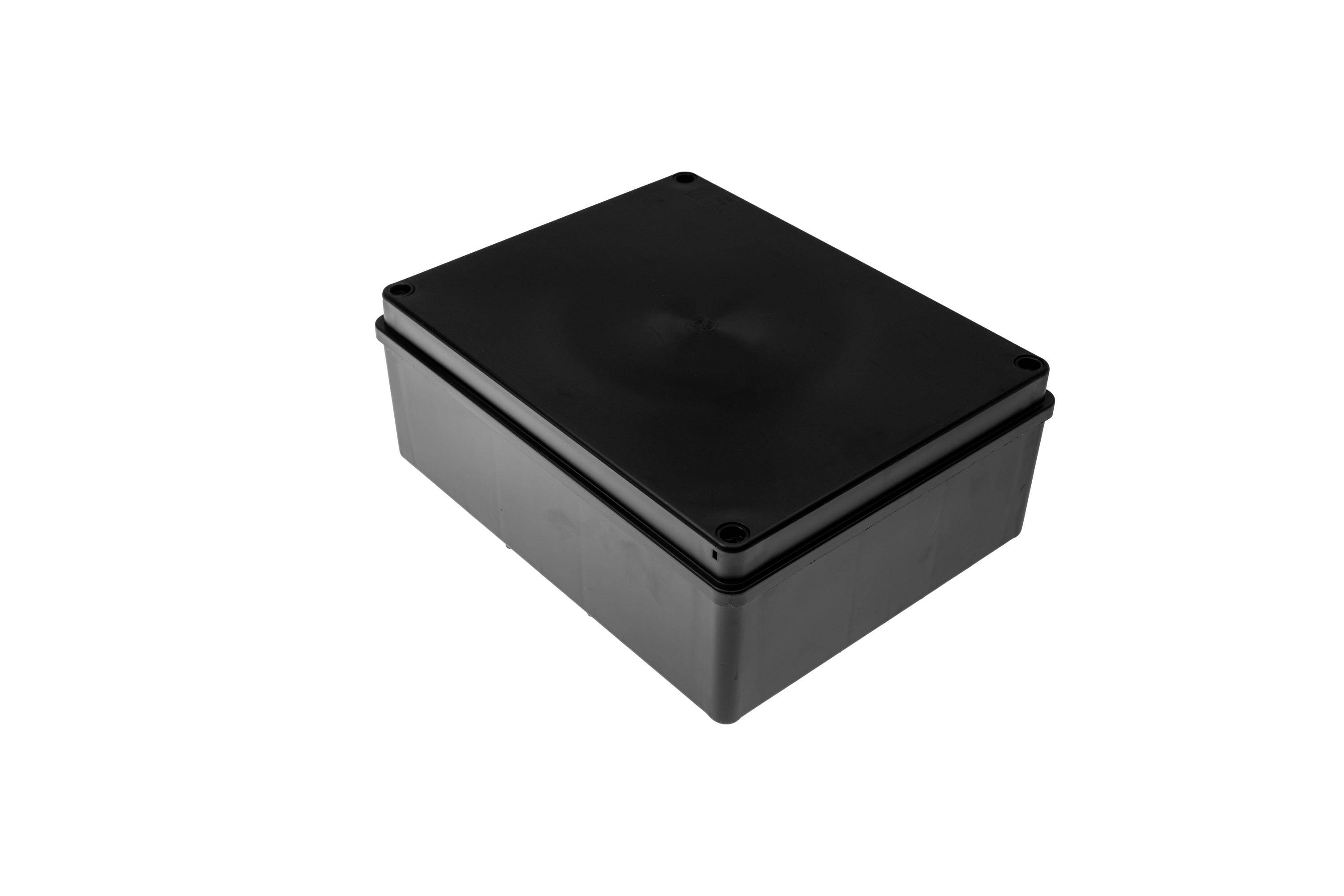 PUSZKA NT W=240mm S=190mm G=90mm IP65 ABS CZARNY BEZHALOGENOWA ODPORNA NA UV