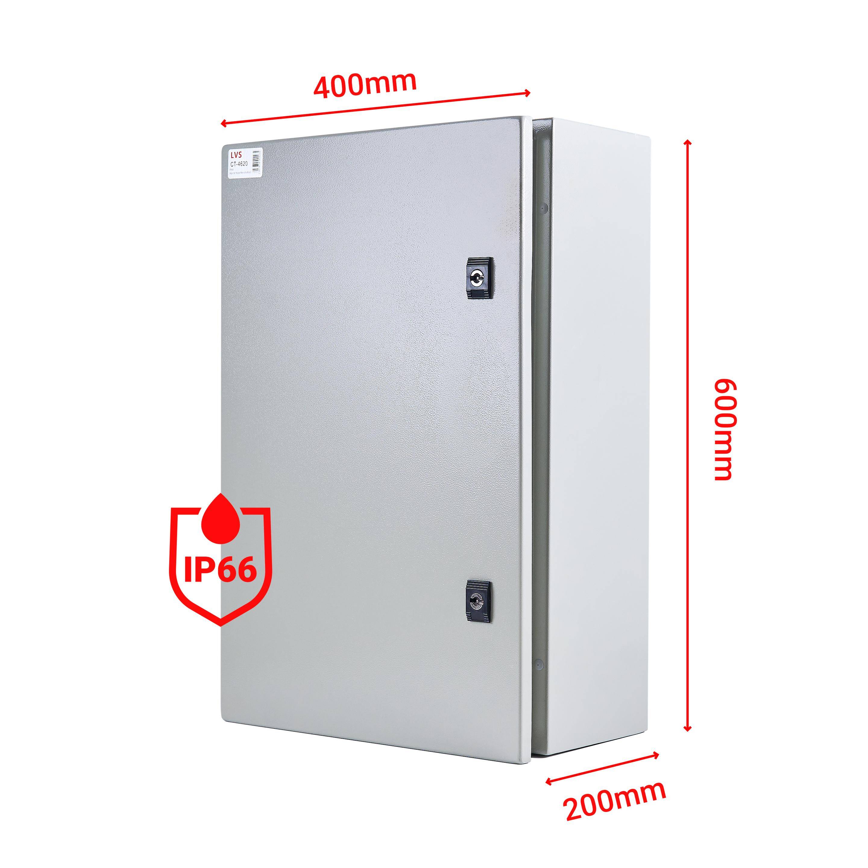 OBUDOWA NT W=600mm S=400mm G=200mm IP66 DRZWI PEŁNE Z PM BLACHA STALOWA