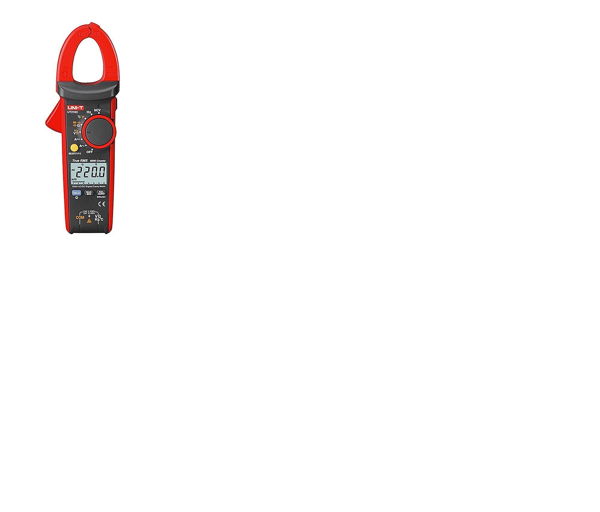 MIERNIK CĘGOWY 1000V DC / 750V AC 600A 60MOhm 60mF -10-1000stC 1MHz NCV TRMS
