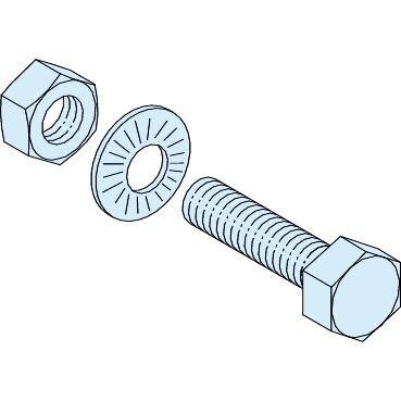 ŚRUBA DO SZYN M8X40 PSET (20szt.)