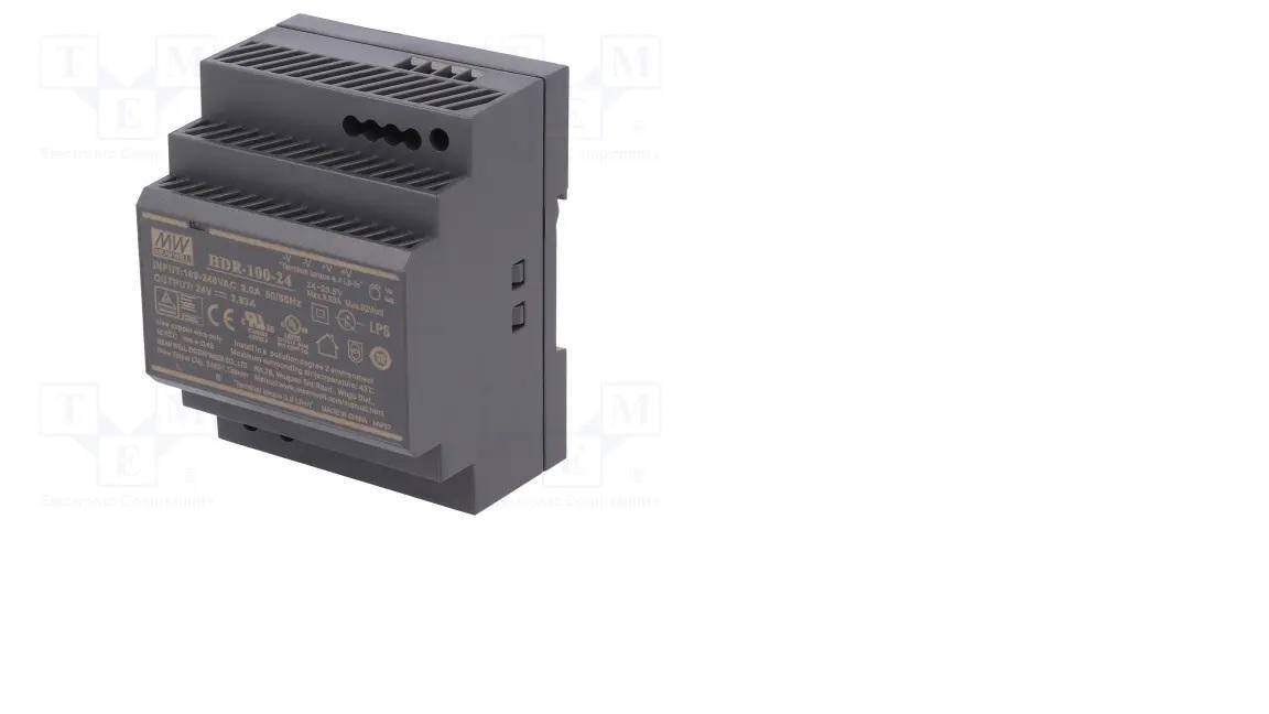 ZASILACZ IMPULSOWY 92W; 24VDC; 24÷25,5VDC; 3,83A; 85÷264VAC; 270g