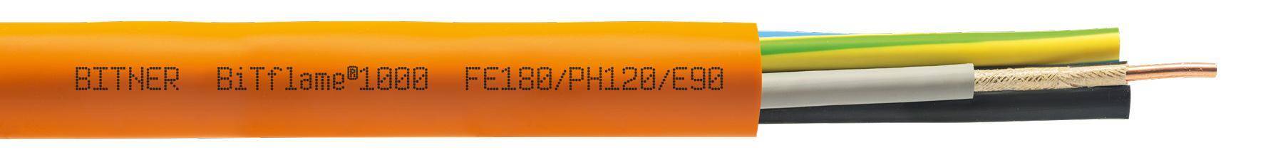 KABEL ENERGETYCZNY MIEDZIANY BEZHALOGENOWY OGNIOODPORNY 1x 120 0,6/1kV  (NHXH) PH120