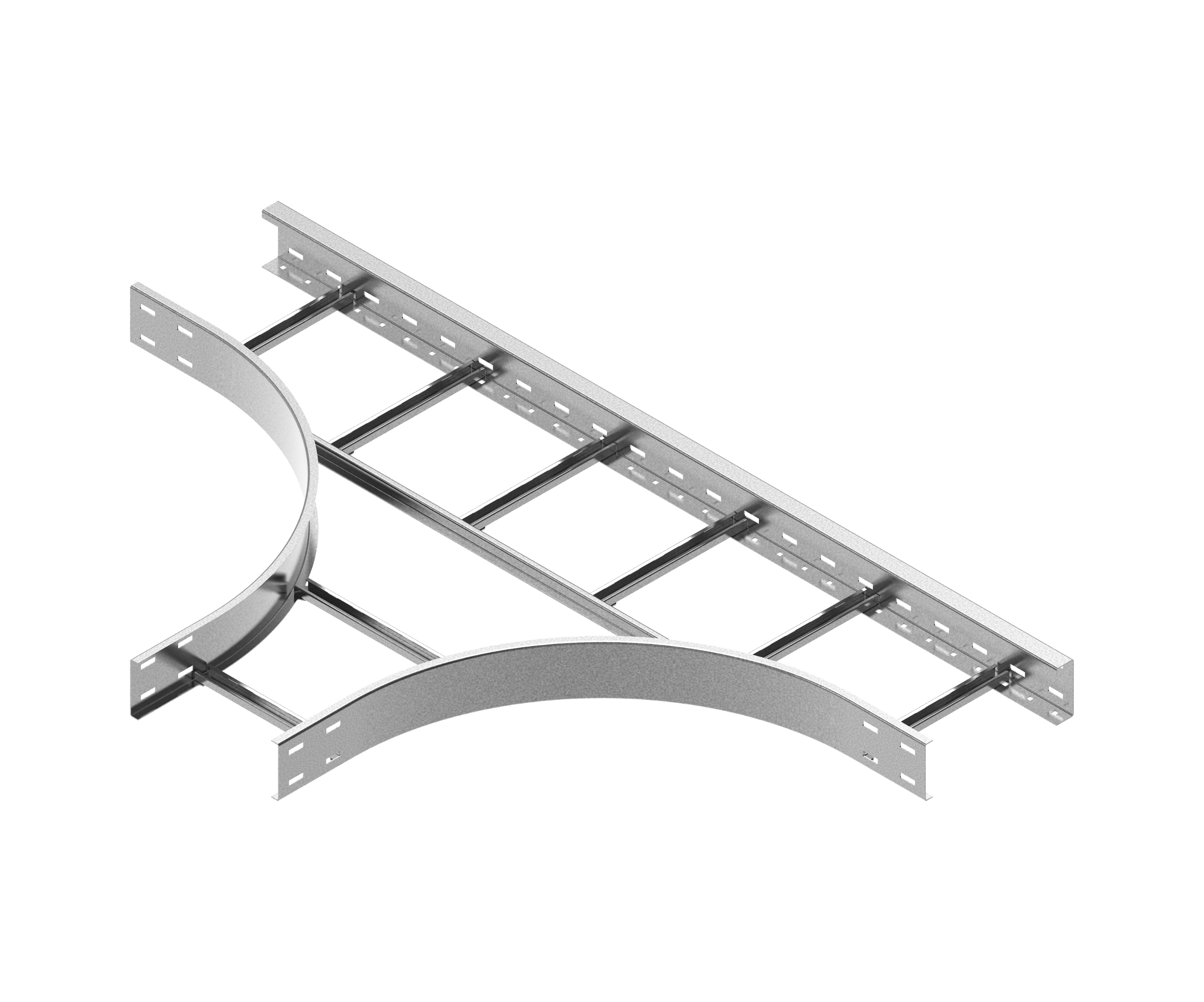 TRÓJNIK DRABINKI S=600mm W=120mm GR=1,5mm STAL OCYNK OGNIOWY