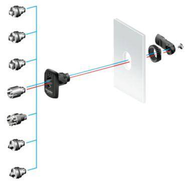 ZAMEK WKŁADKA DWUPRĘTOWA 3MM DO SPACIAL 3D