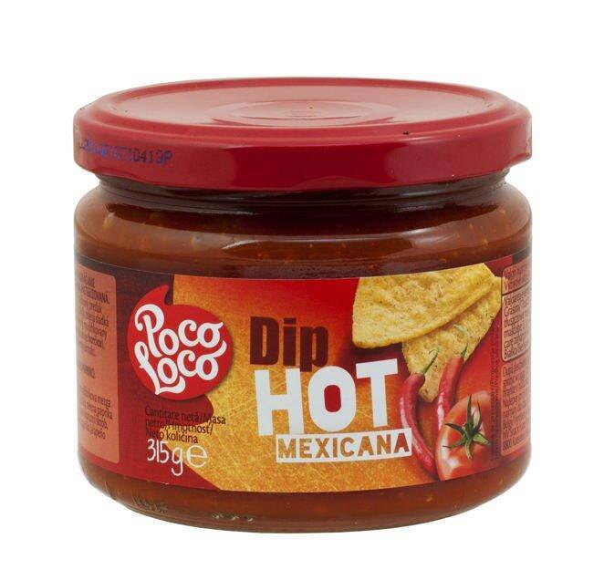 Salsa Mexicana Dip Hot 310g/12 Poco Loco p