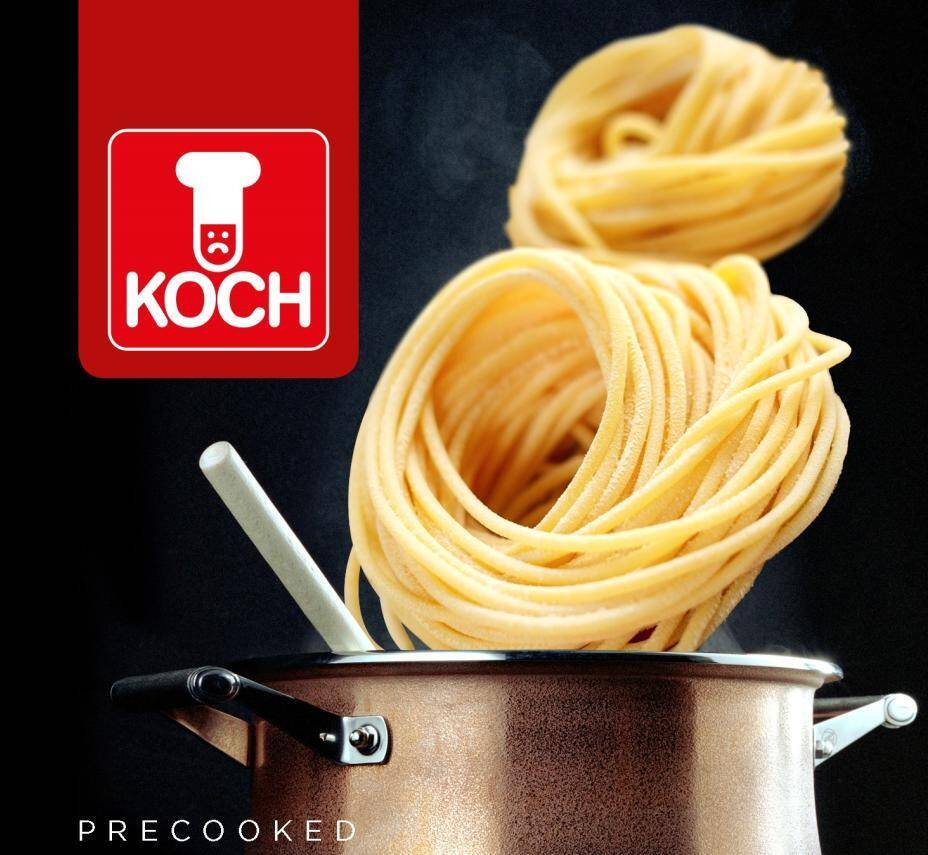 Makaron Spaghetti podgotowany 70/80g, mroż.4kg/kart Koch