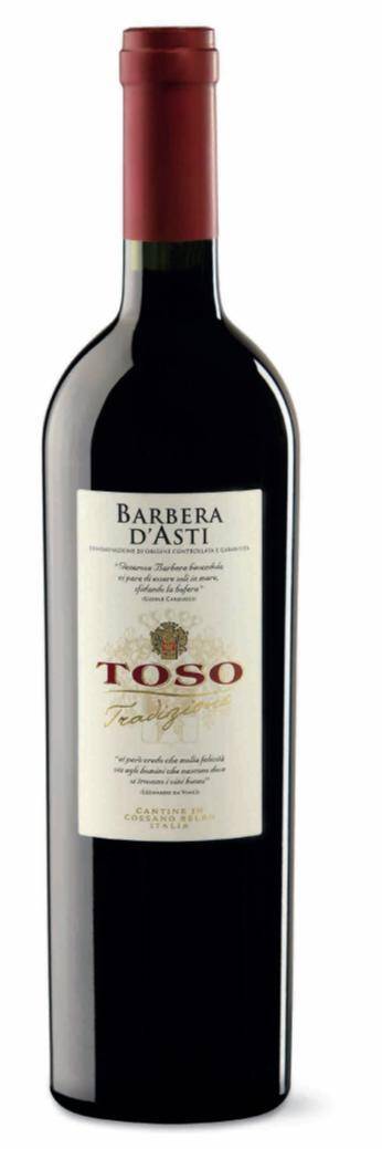 Wino włoskie Toso Barbera d'Asti DOCG 13% CW 750ml/6 e*