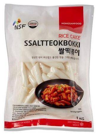 Kluski ryżowe Ssal Tteokbokki słupki, 1kg/10 Nongsanfood
