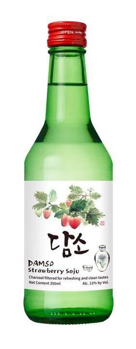 Soju Damso truskawka 12% 350ml/20