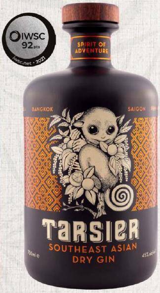 Gin Tarsier Southeast Asian Dry 45% 0,7L/6