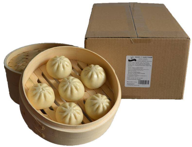 Bułeczki Baozi wieprzowina, kimchi ok.120szt/3kg/krt K.Świata*