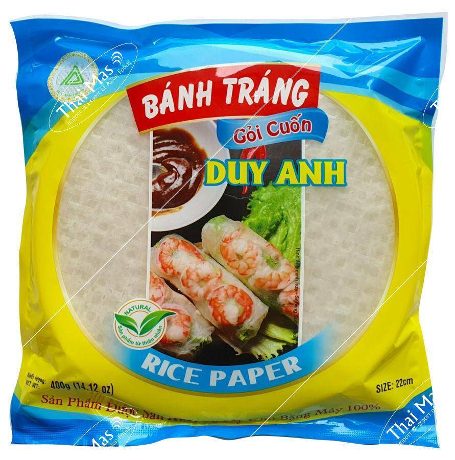 Papier ryżowy okrągły 22cm, 400g/40 Duy-Anh