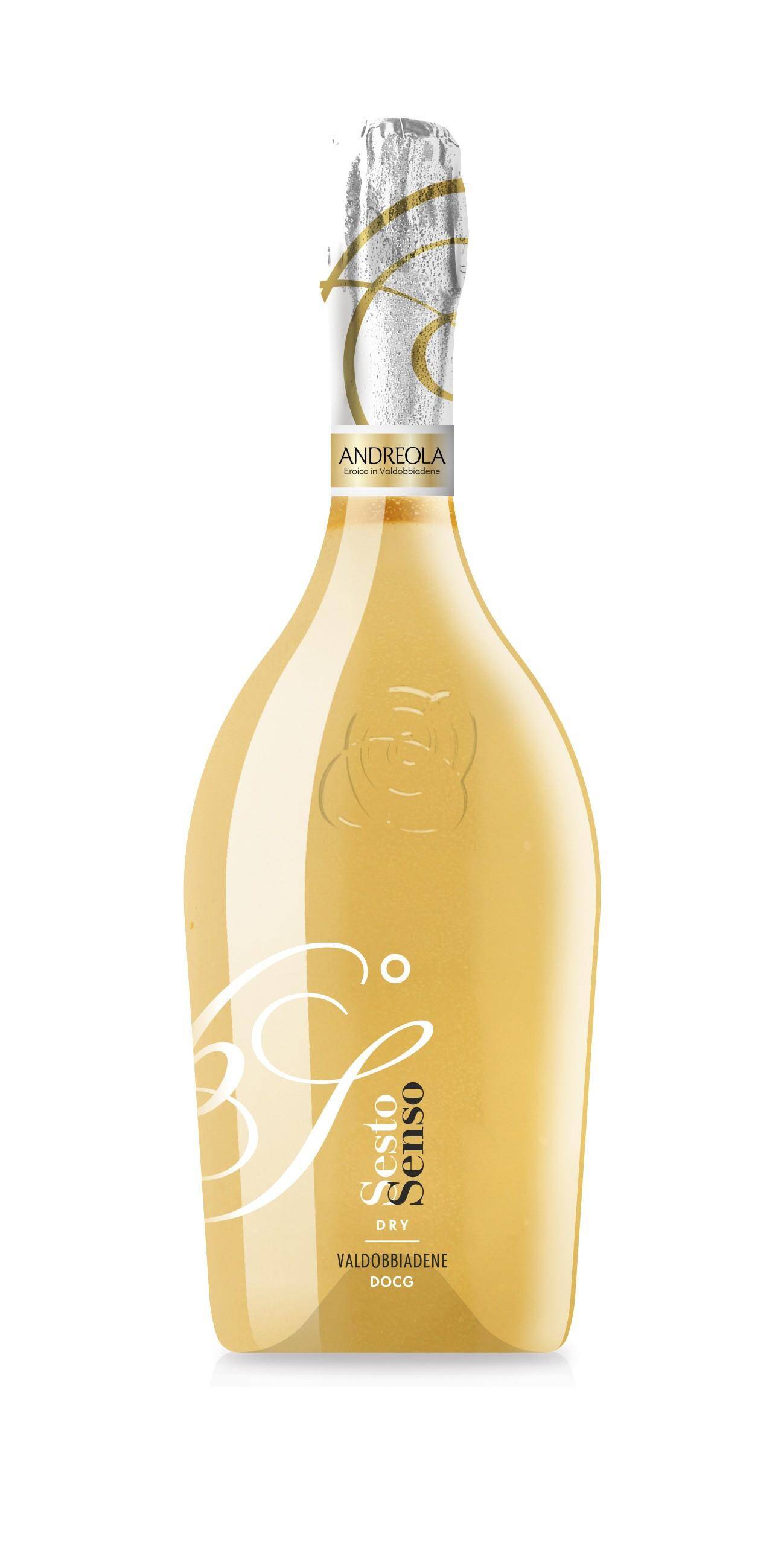 Wino włoskie Andreola Prosecco Dry DOCG (Sesto senso) 11,5% BPW MUS 750ml/6