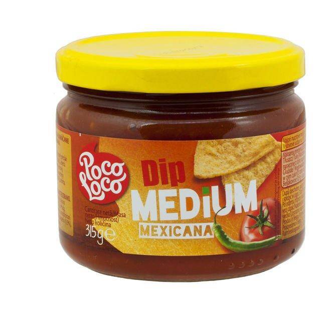 Salsa Mexicana Medium Dip 310g/12 Poco Loco p