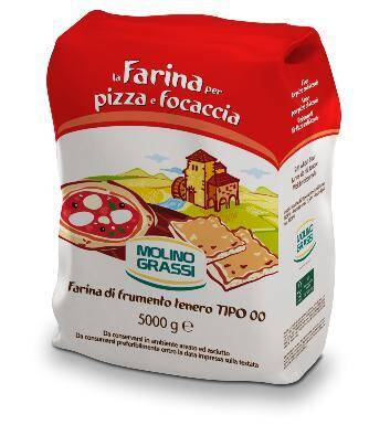 Mąka pszenna Pizza Focaccia 00 Midi, 5kg/2 Molino Grassi