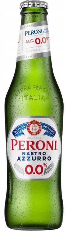 Piwo włoskie Peroni Nastro Azzurro bezalkoholowe 330ml/12
