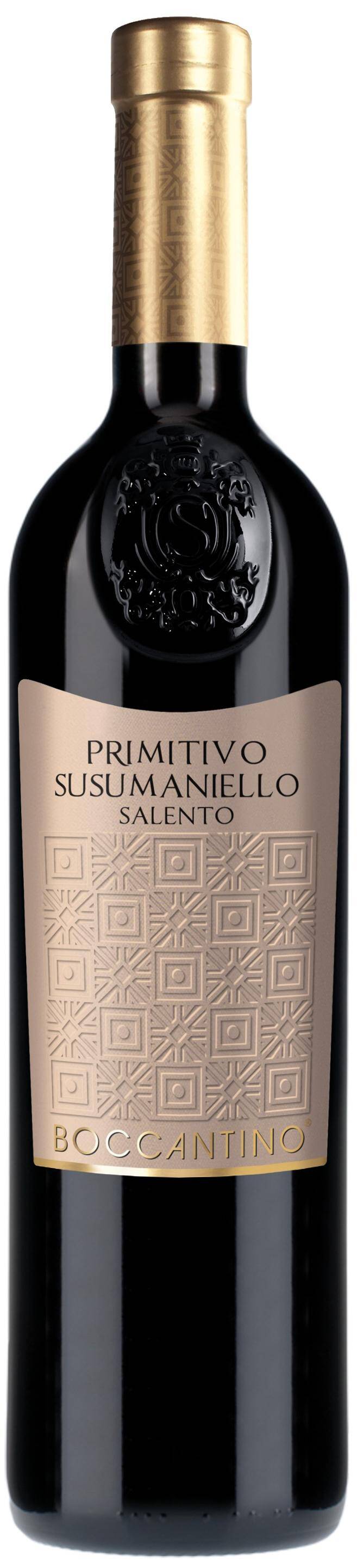Wino włoskie SCH Boccantino Primitivo & Susumaniello Salento IGT 14,5% CPW 750ml/6***
