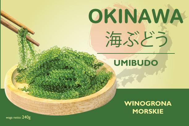 Glony winogrona morskie Umibudo  20g x12, 240g/szt Okinawa***