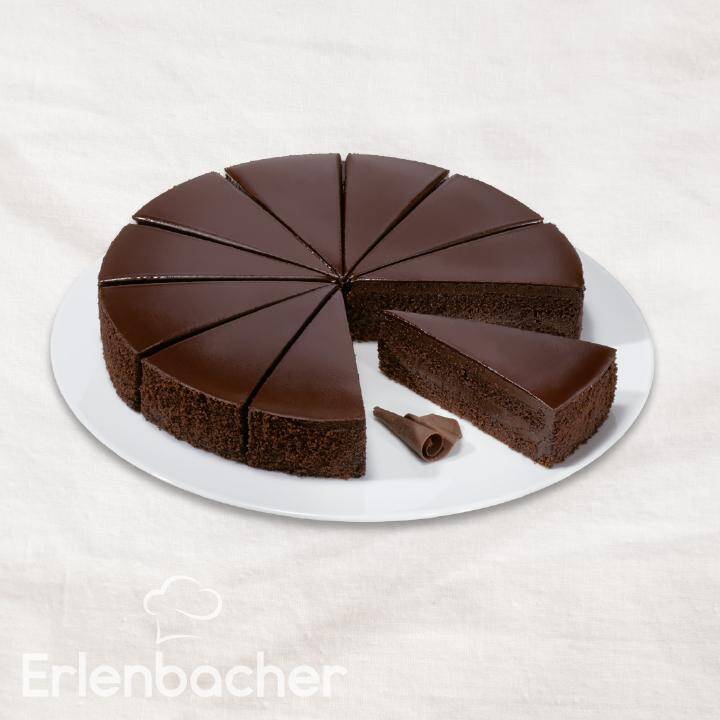 Tort Tout Au Chocolat 950g/6 Erlenbacher 39000722