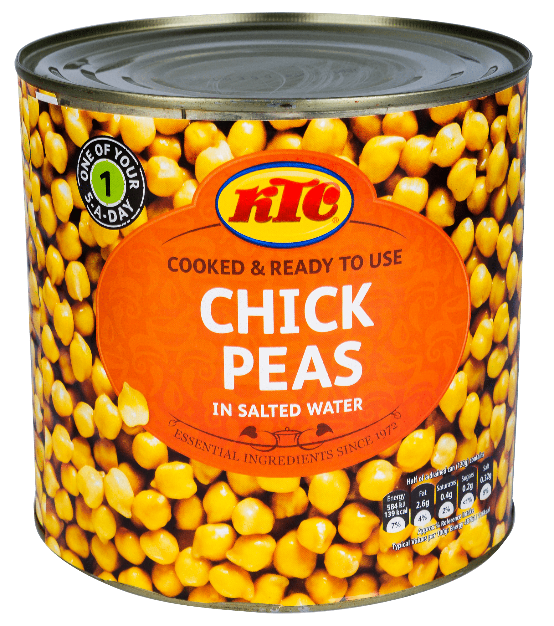 Cieciorka konserwowa (Chick Peas) 2,55kg/6 KTC puszka e*