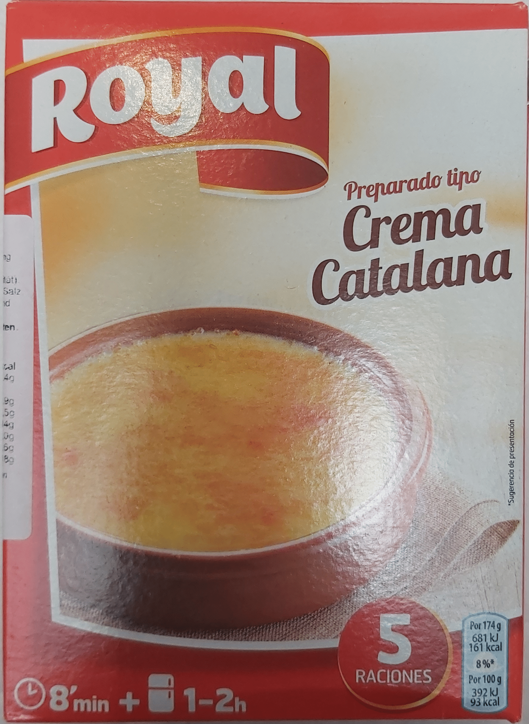 Crema Catalana Royal 120g/12 e