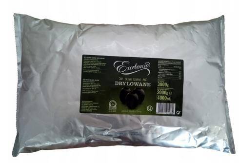 Oliwki czarne drylowane 2kg, worek 3,8kg/4 (7384)