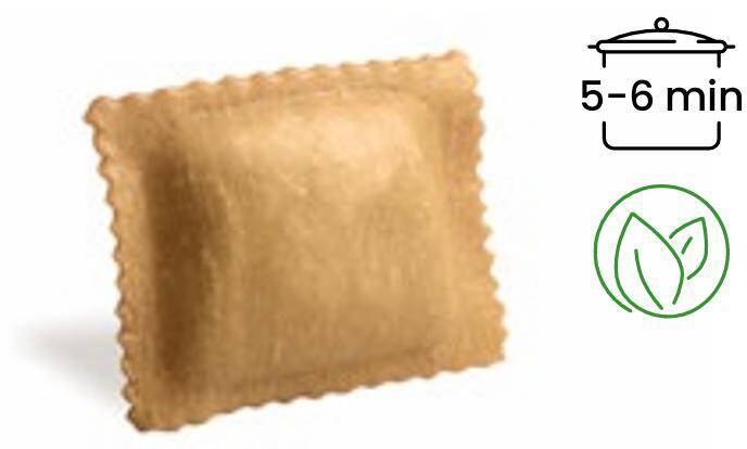 Ravioloni żytnie z kalafiorem i gruszką wege.25g/szt, 3kg mroż. Perino