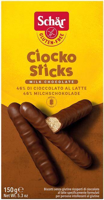 Paluszki Ciocko Sticks w czekoladzie 150g/6 Schar