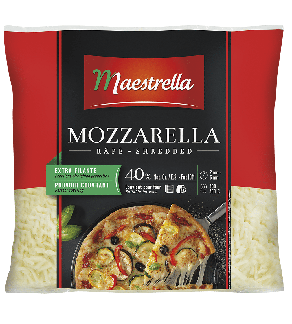 Ser Mozzarella tarty 40% tł., 2,5kg/4 Maestrella