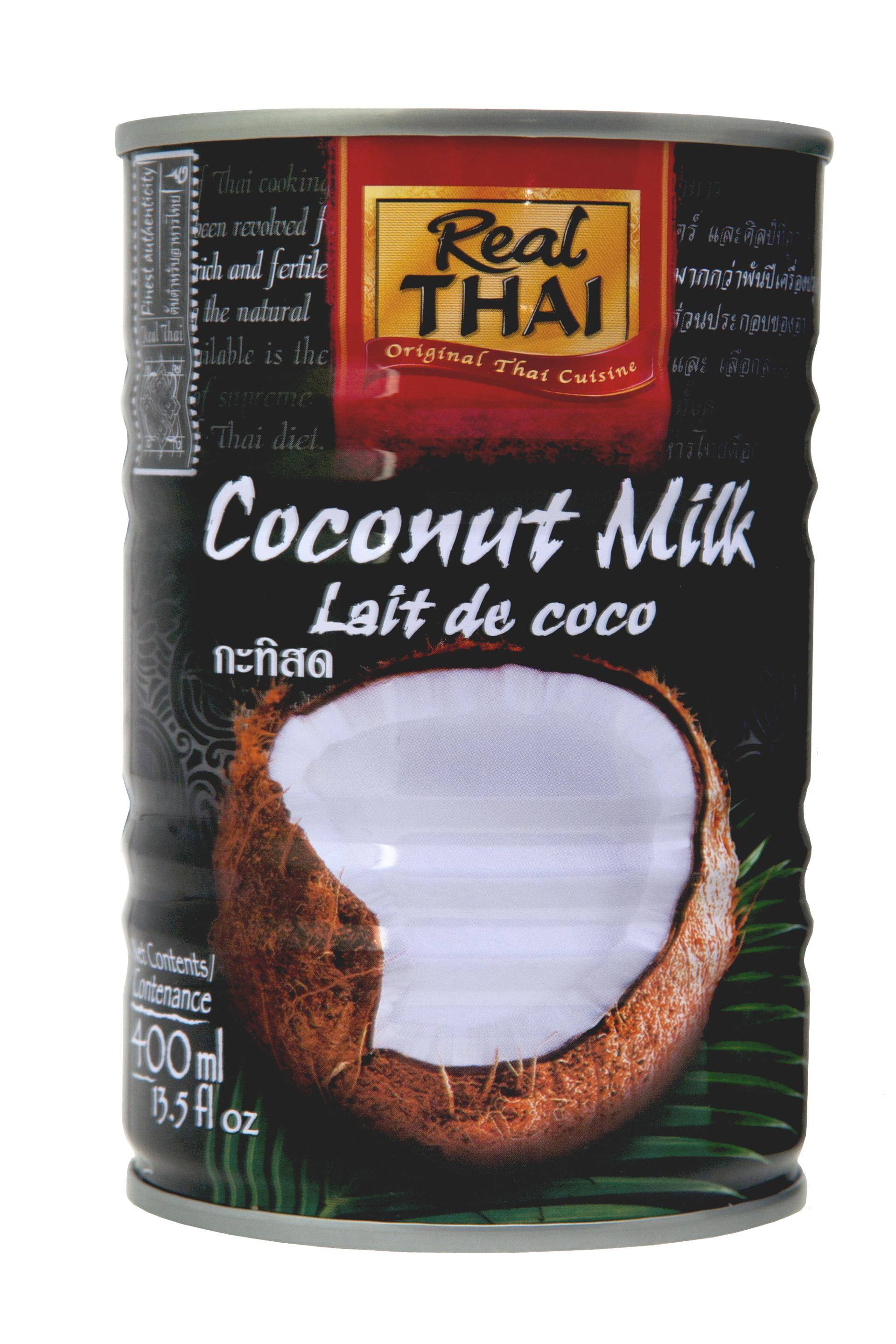 Kokosowe mleczko 85%/tł.17%,pusz.400ml/24 Real Thai