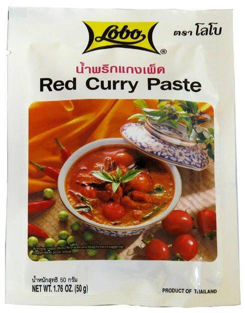 Pasta Curry Red 50g/12 Lobo e