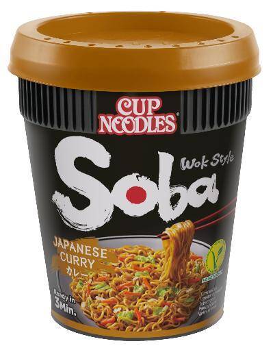 Makar.inst.Japanese Curry Soba Cup Wok Style 90g/8 Nissin