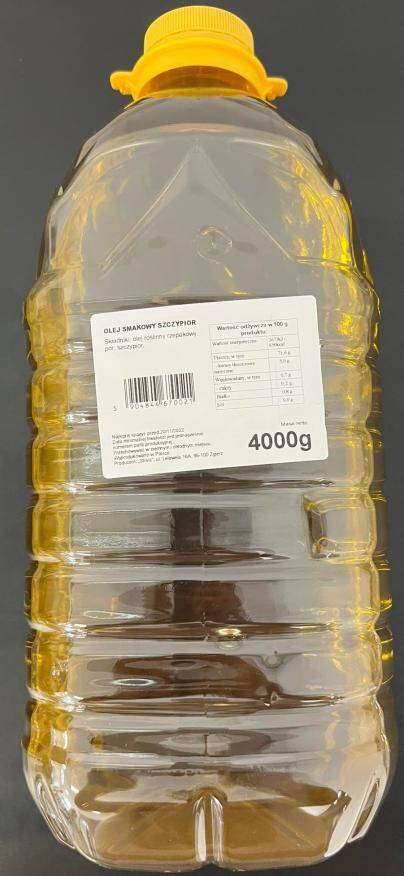 Olej smakowy szczypior, butelka 5l, 4kg/6 Shiva
