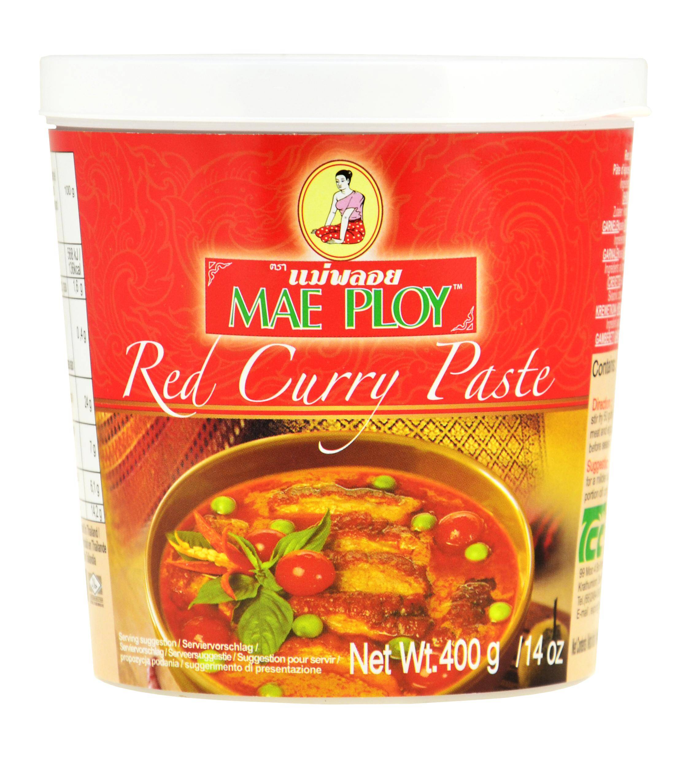 Pasta Curry Red 400g/24 Mae Ploy p