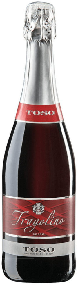 Wino włoskie Toso Fragolino Rosso Spum 7% CPS MUS 750ml/6 e
