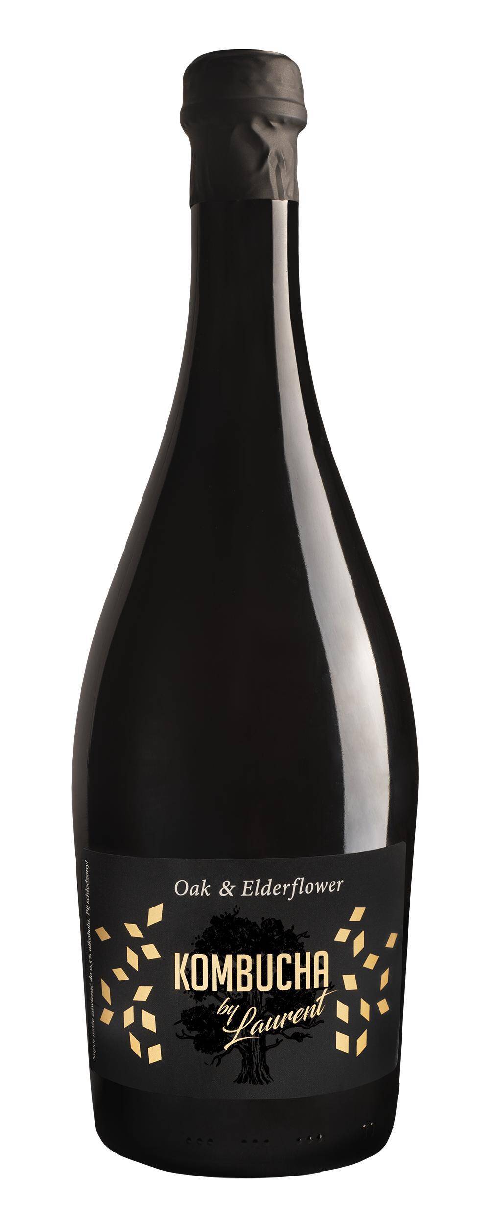 Kombucha szampańska Oak&Elderflower EKO.750ml/6 By Laurent