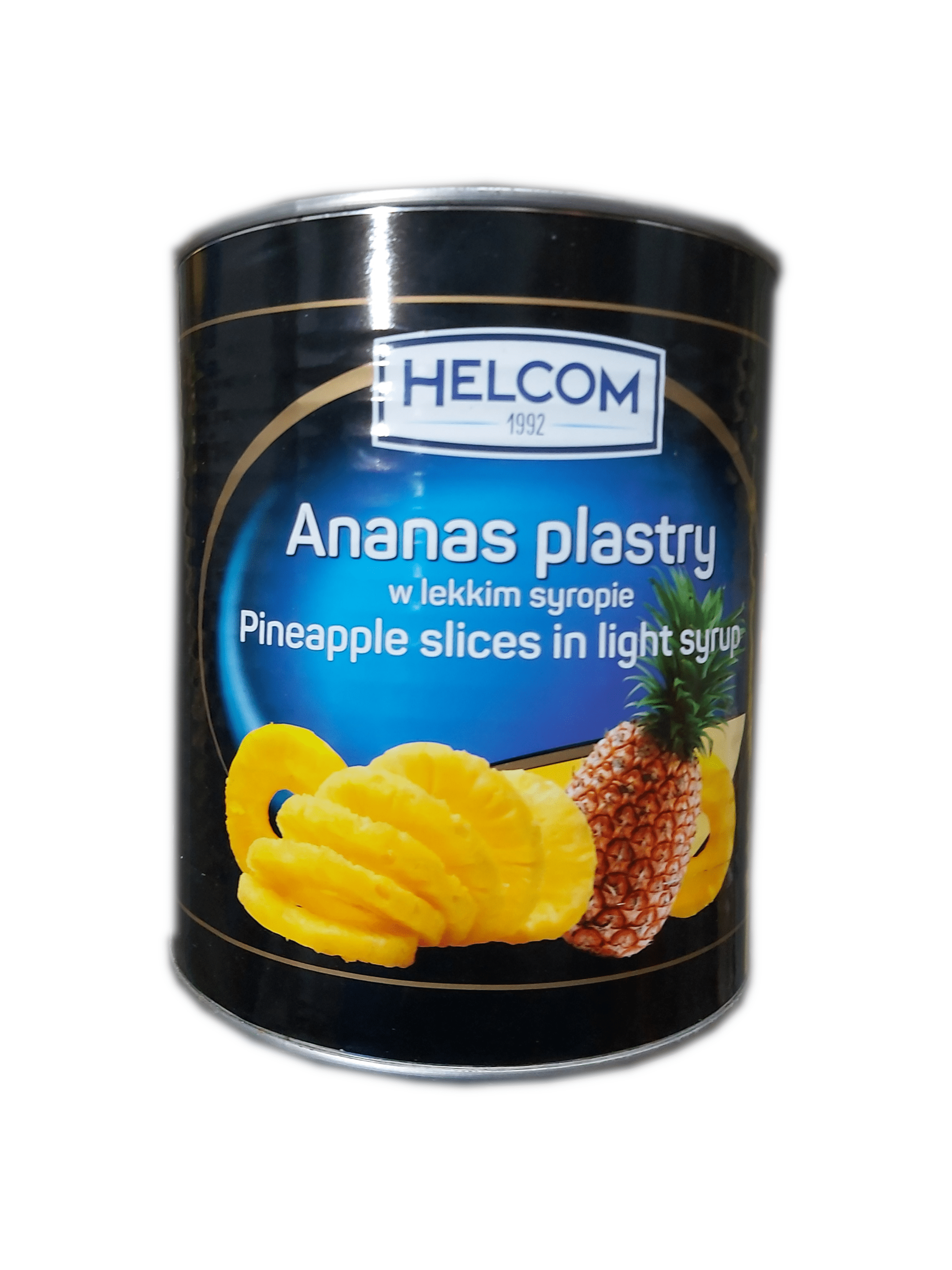 Ananas plastry 1,79kg w syropie pusz.3,05kg/6 Helcom/La Perla