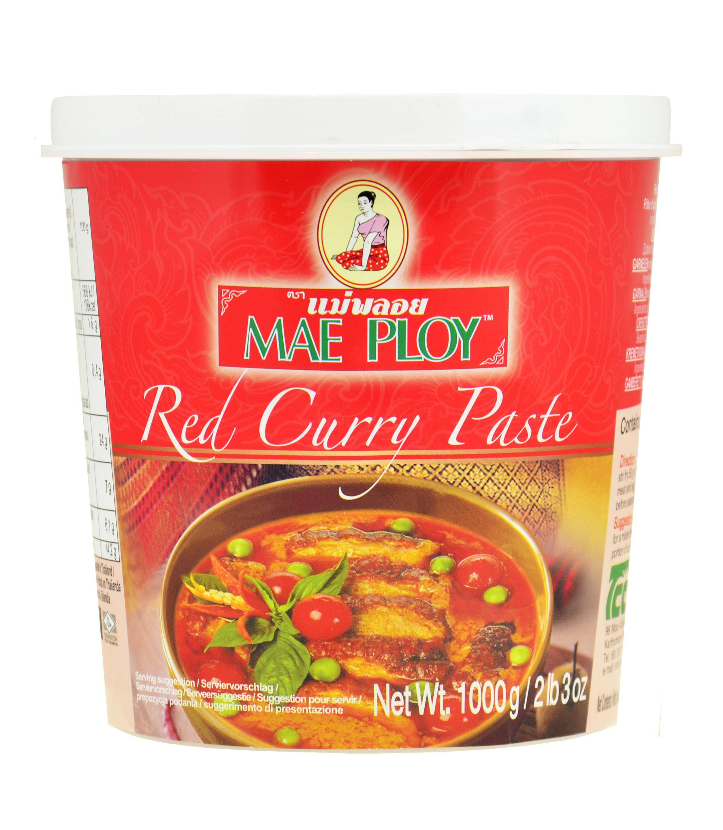 Pasta Curry Red 1kg/12 Mae Ploy