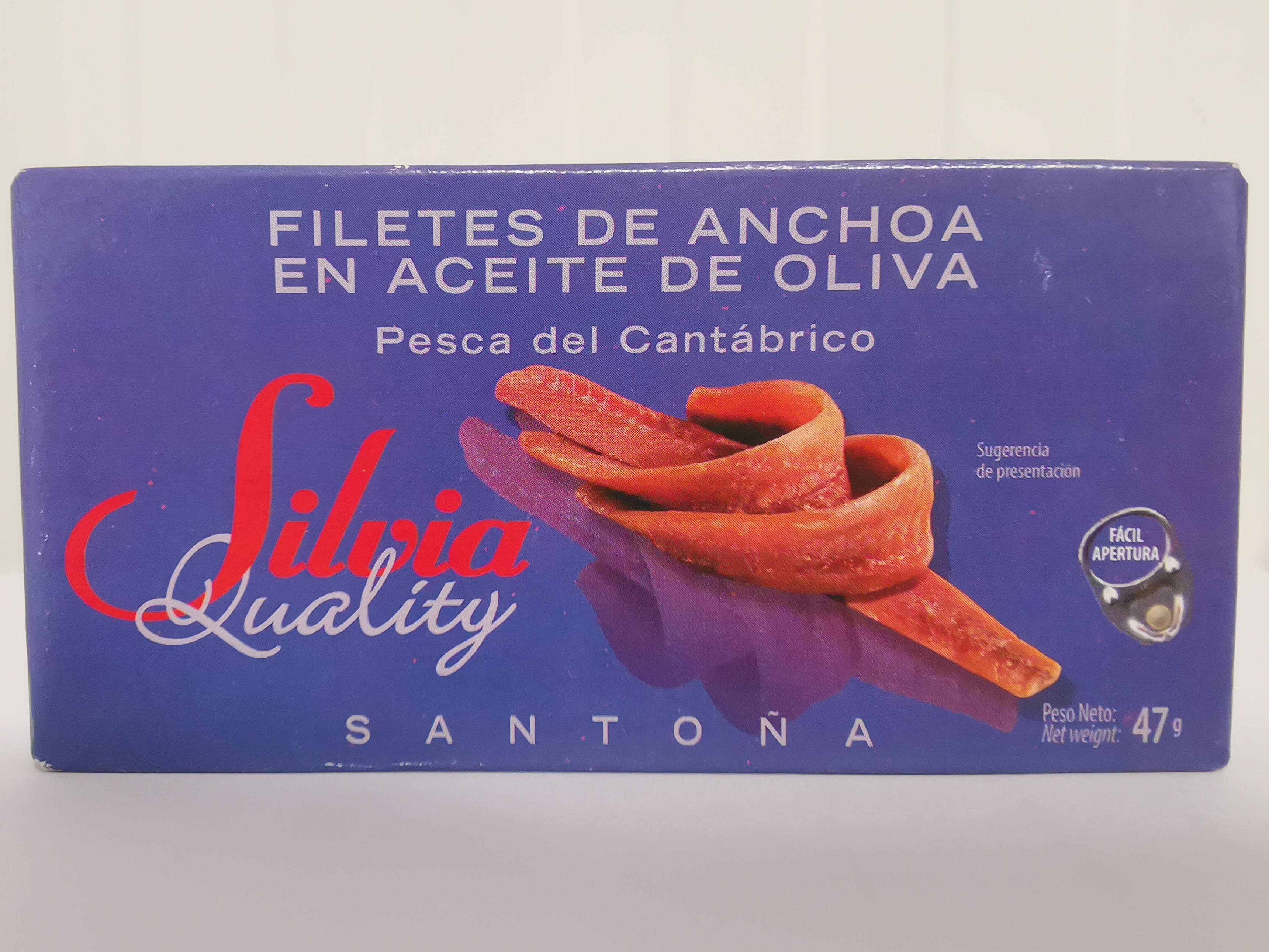 Filety anchovies 30g w oliwie 47g/50 Silvia