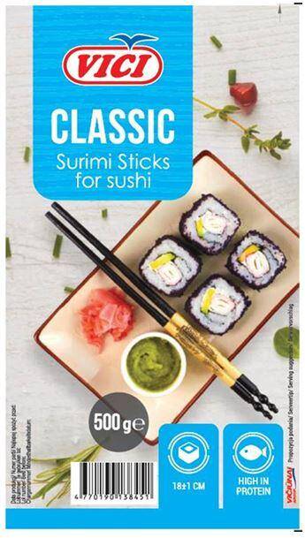 Paluszki Surimi Sticks for sushi Classic 500g/14 Vici