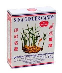 Cukierki imbirowe Ginger 56g/12/25 Sina p