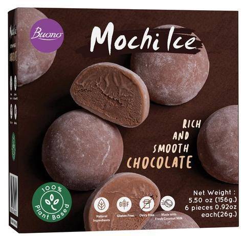 Lody Mochi Ice Chocolate (6x26g), 156g/12 Buono