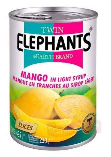 Mango plastry w syropie 425g/24 Twin Elephants e