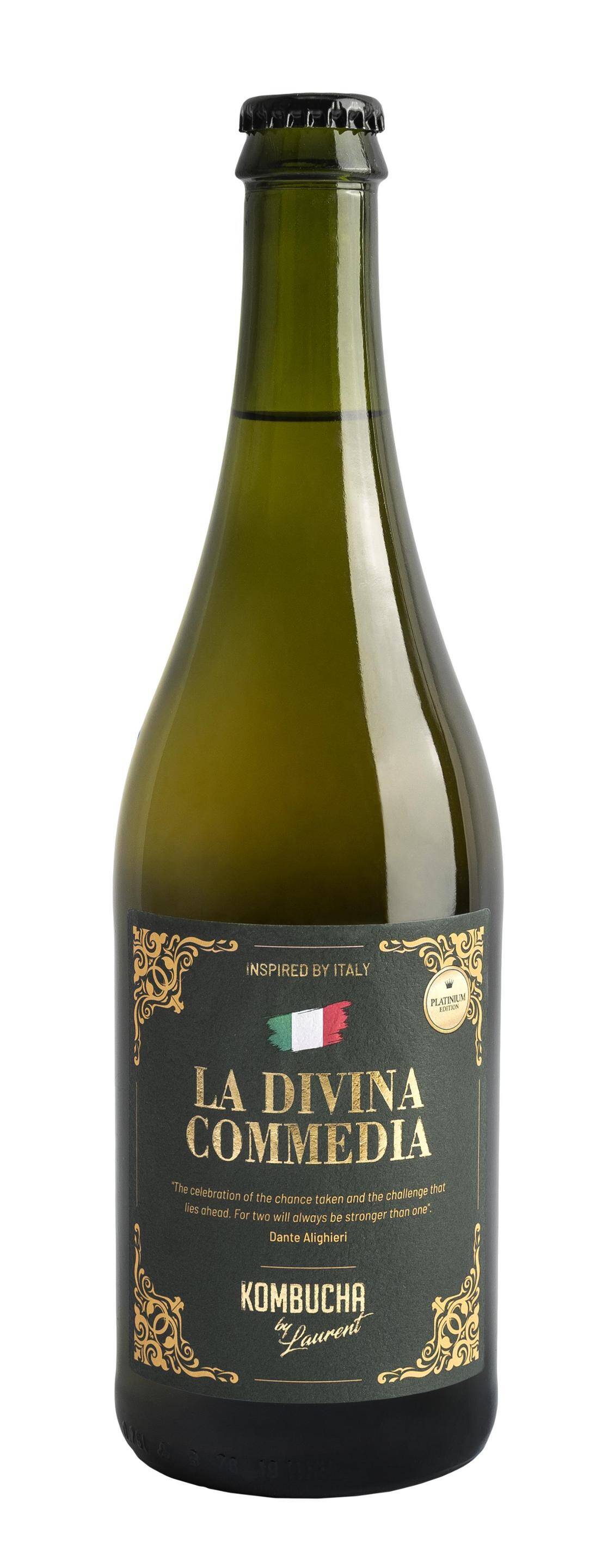 Kombucha Platinium La Divina Comedia EKO.750ml/6 By Laurent