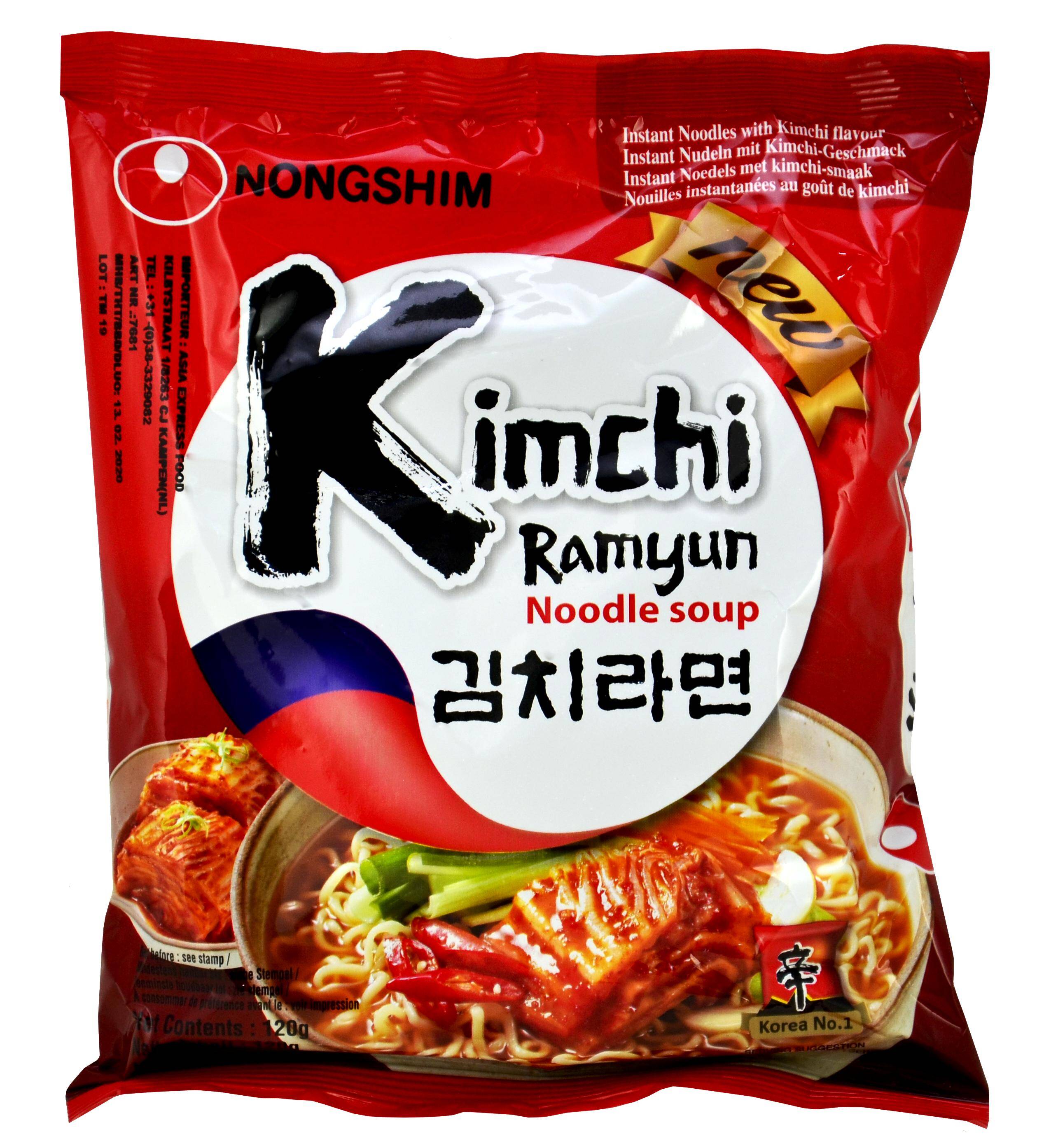 Makaron instant Kimchi Ramyun Soup 120g/20 Nongshim