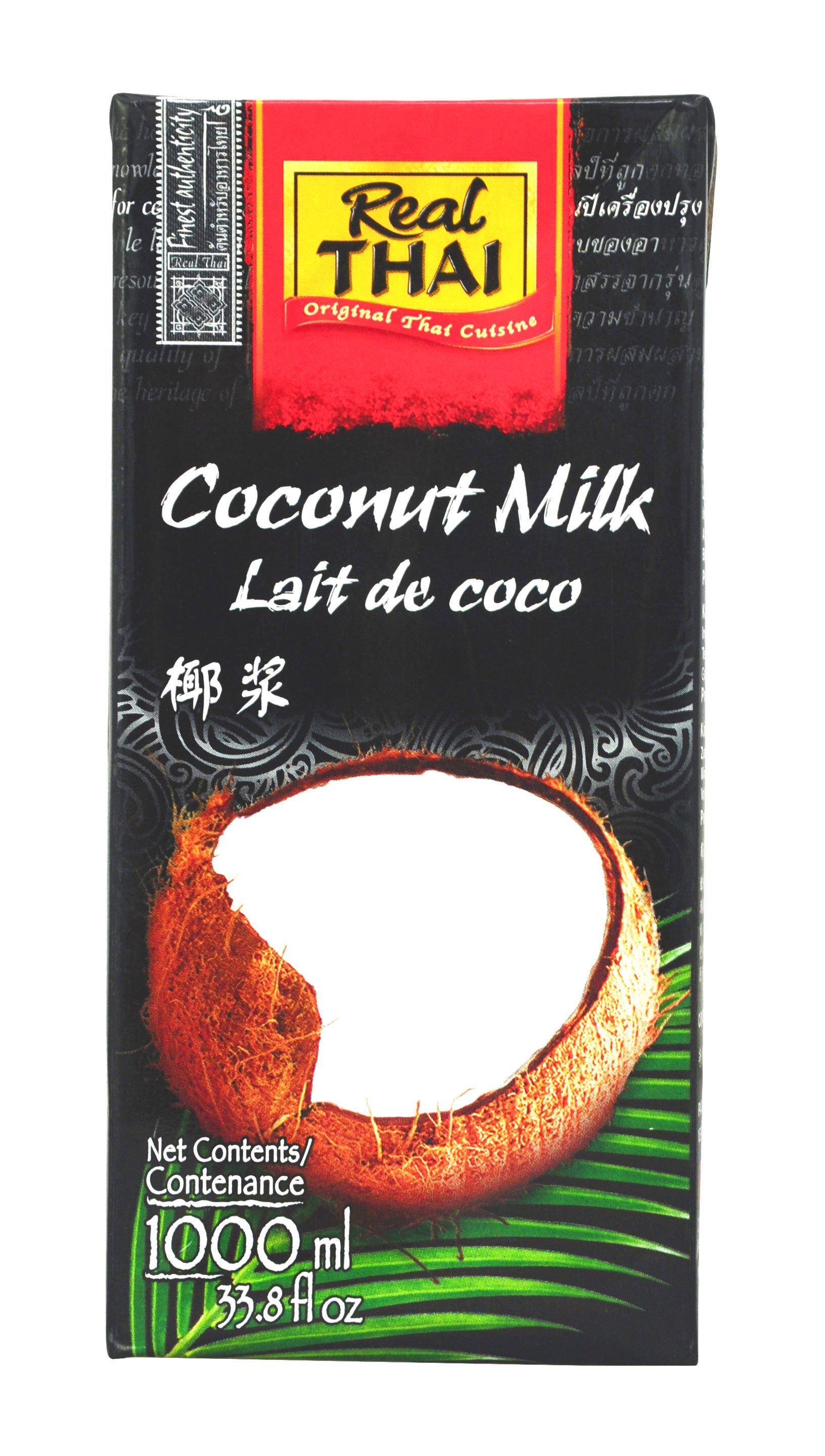 Kokosowe mleczko 85%/tł.19% UHT 1L/12 Real Thai