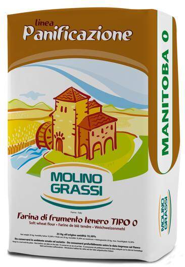 Mąka Manitoba 0, 25kg Molino Grassi